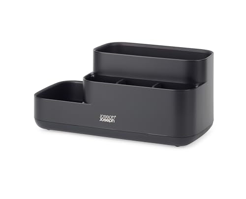 Joseph Joseph Easystore Shower Organiser - Compact Storage | Black Plastic 2