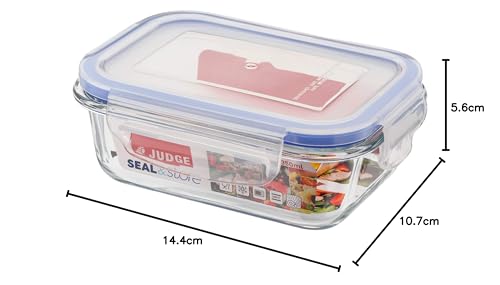 Judge Seal & Store Glass Container - 350ml Capacity | Fridge, Freezer, Oven Safe 10