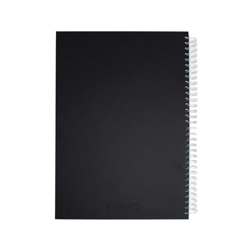 Artway Studio Sketchbook - A3 Portrait | 170gsm Cartridge Paper | 48 Sheets | Black Hardback 3