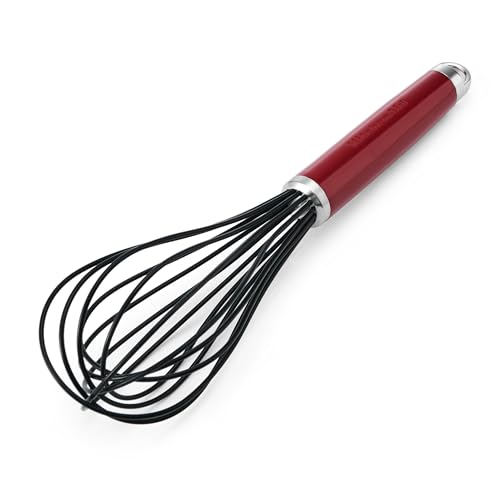 KitchenAid Classic Silicone Whisk - Empire Red | Heat Resistant to 450°F | Dishwasher Safe 3