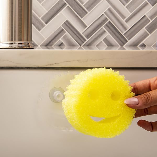 Scrub Daddy Daddy Caddy Sponge Holder - Clear Plastic, Quick Drying, 2 Pack 6