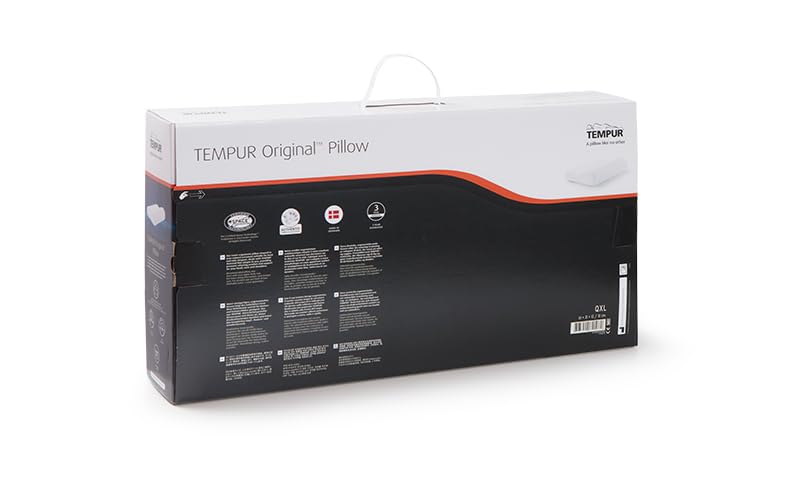 TEMPUR Original Ergonomic Pillow - Neck Support for Larger Frames | XL Size | Washable Cover 5