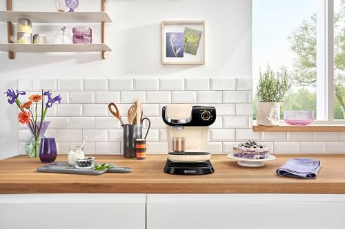 Tassimo by Bosch My Way 2 TAS6507GB Coffee Machine - 1500W, 1.3L Tank, Cream 10