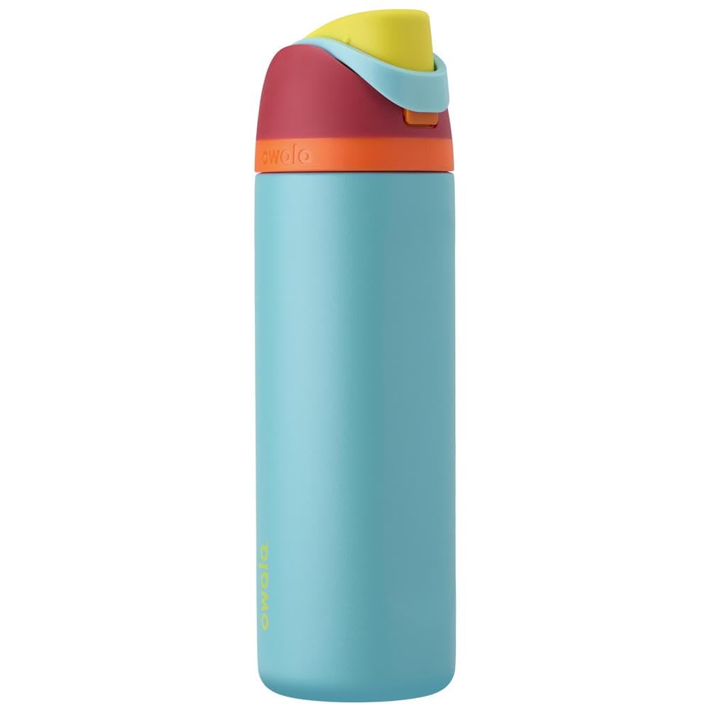 Owala FreeSip Insulated Stainless Steel Water Bottle with Straw, 710ml, Summer Sweetness