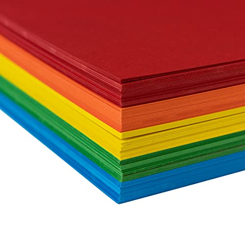 Hawksbill A4 Coloured Card Stock - 160GSM Rainbow Craft Paper | 50 Pack 11