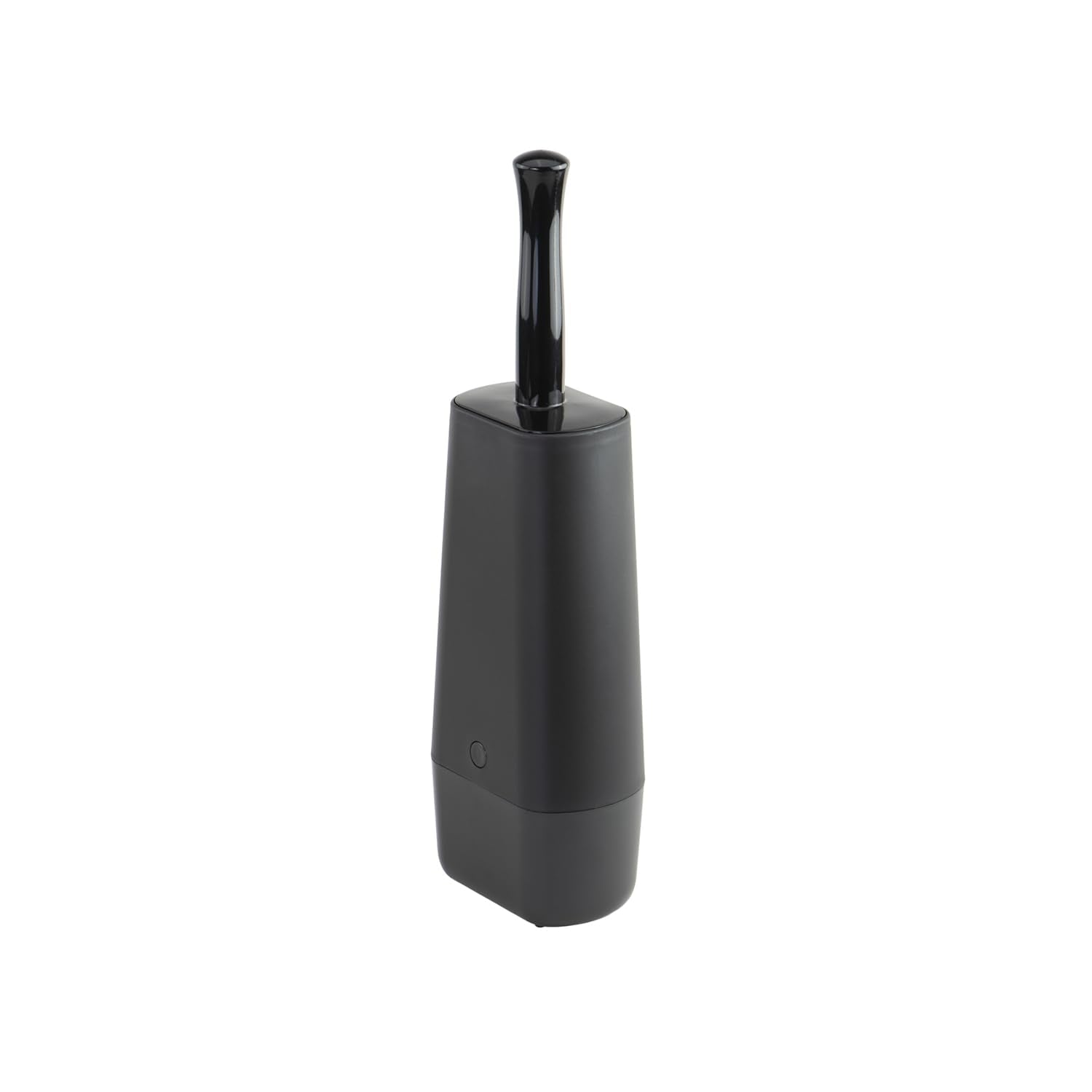 Casabella Smart Scrub Toilet Brush with Caddy | Flexible TPR Silicone | Black 1