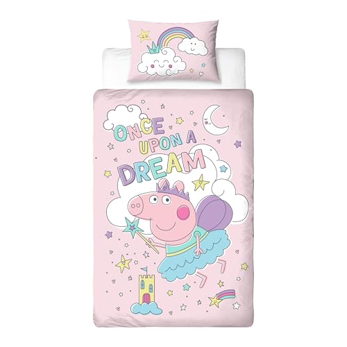 Character World Peppa Pig Officially Licensed Single Duvet Cover Set | Reversible | Polycotton 2
