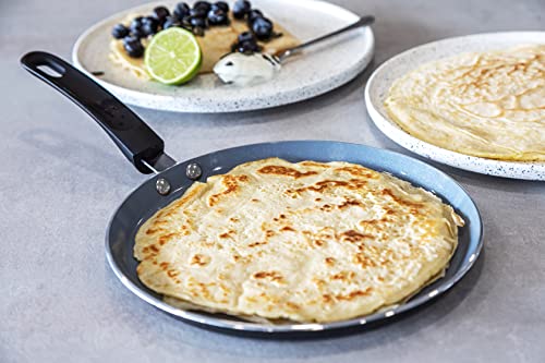 MasterClass 24 cm Eco Induction Crepe & Pancake Pan | Chemical Free Non-Stick | Aluminium/Iron 11