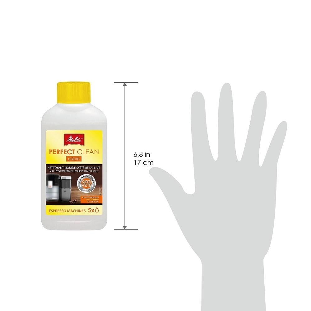 Melitta Milk System Liquid Cleaner - Odourless Formula for Automatic Coffee Machines | 250 ml 5