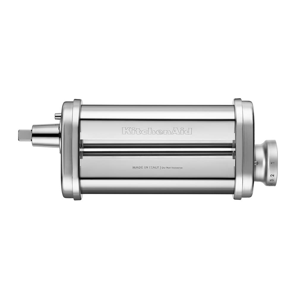 KitchenAid Pasta Cutters and Roller 3-Piece Set 5KSMPRA | Stainless Steel Attachment for Stand Mixers 3
