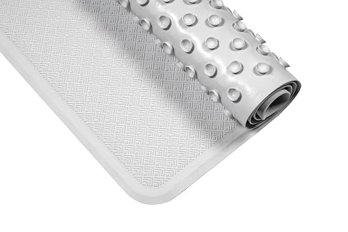 Croydex Rubagrip Non-Slip Bath Mat - Anti-Mould, Natural Rubber, Secure Suction Cups | 90 x 37cm 3