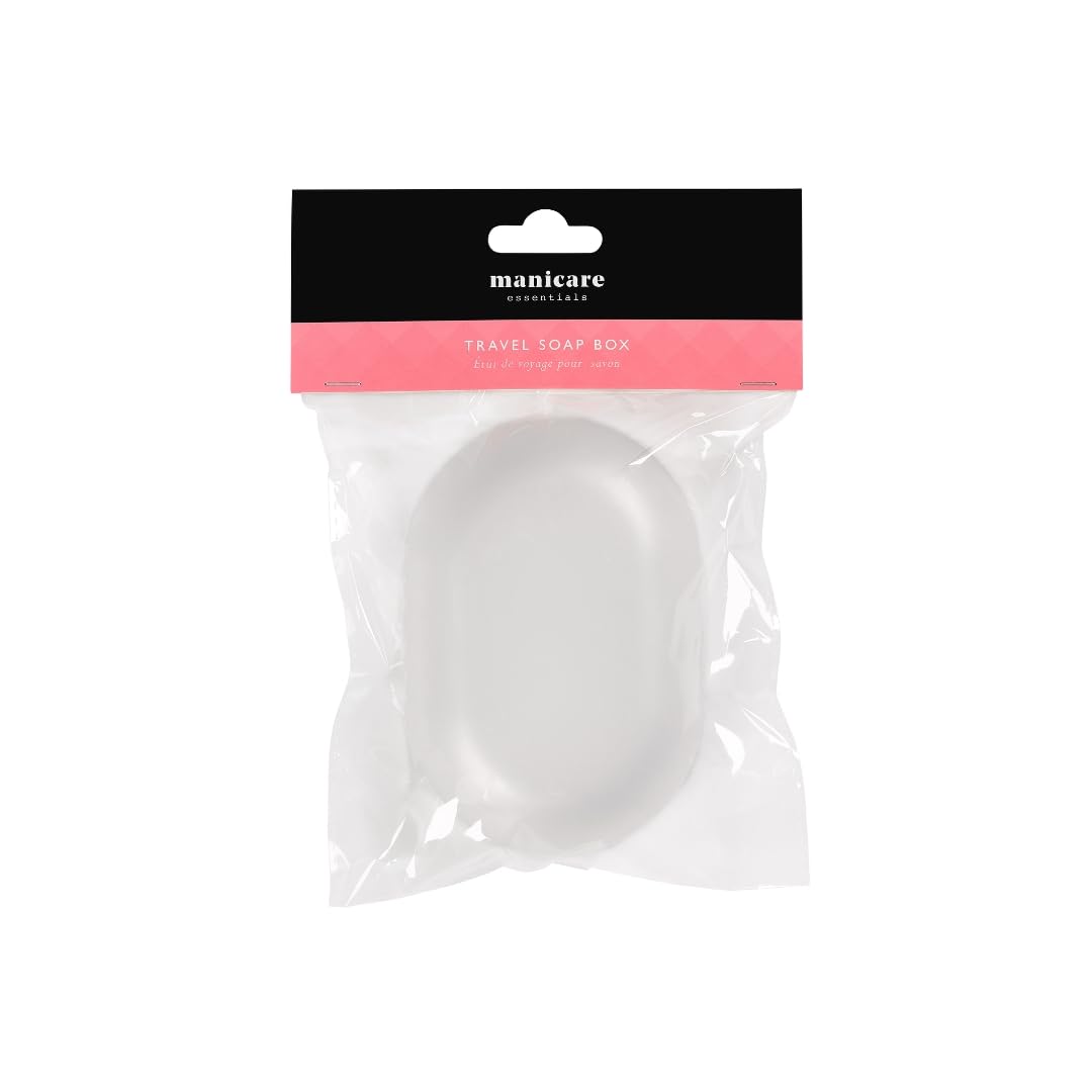 Manicare Travel Soap Case - Portable Frosted Container | Keeps Soap Clean & Dry | PU Material 5