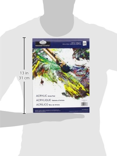 Royal & Langnickel Acrylic Artist Pad - Multicolour | Paper Material | 1 Count 3