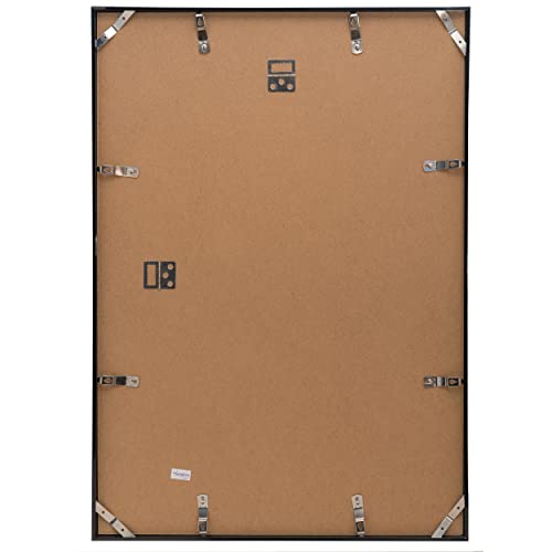 Hampton Frames BACKLOADER Poster Frame - A2 (42x59cm) | Black | Acrylic Front 4