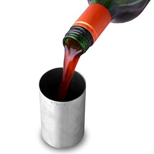 bar@drinkstuff Stainless Steel Thimble Wine Measure - 125ml CE Marked | Professional Quality