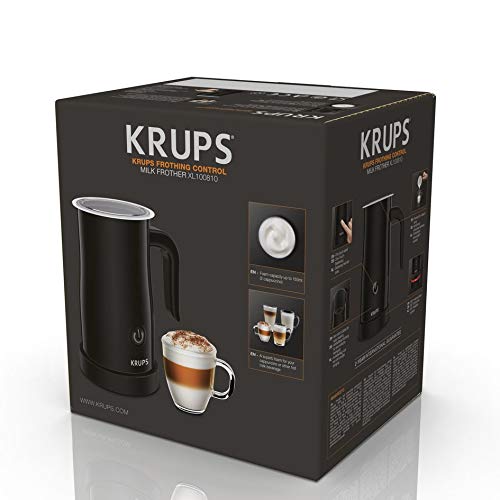 KRUPS Automatic Milk Frother - One-Touch Control for Hot/Cold Foam | Non-Stick | 150ml Froth Capacity 7