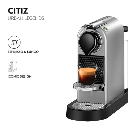 Nespresso Citiz Automatic Pod Coffee Machine by Krups | Espresso & Lungo | Silver 3