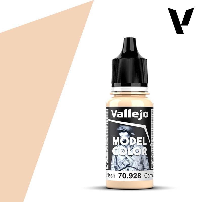 Vallejo Model Color VJ70928 - Light Flesh Acrylic Paint | 17 ml | Waterbased 2