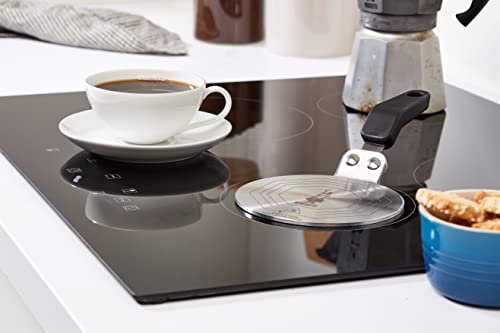 Bialetti DCDESIGN08 Induction Plate for Moka Pots up to 6 Cups | Steel | Silver 5