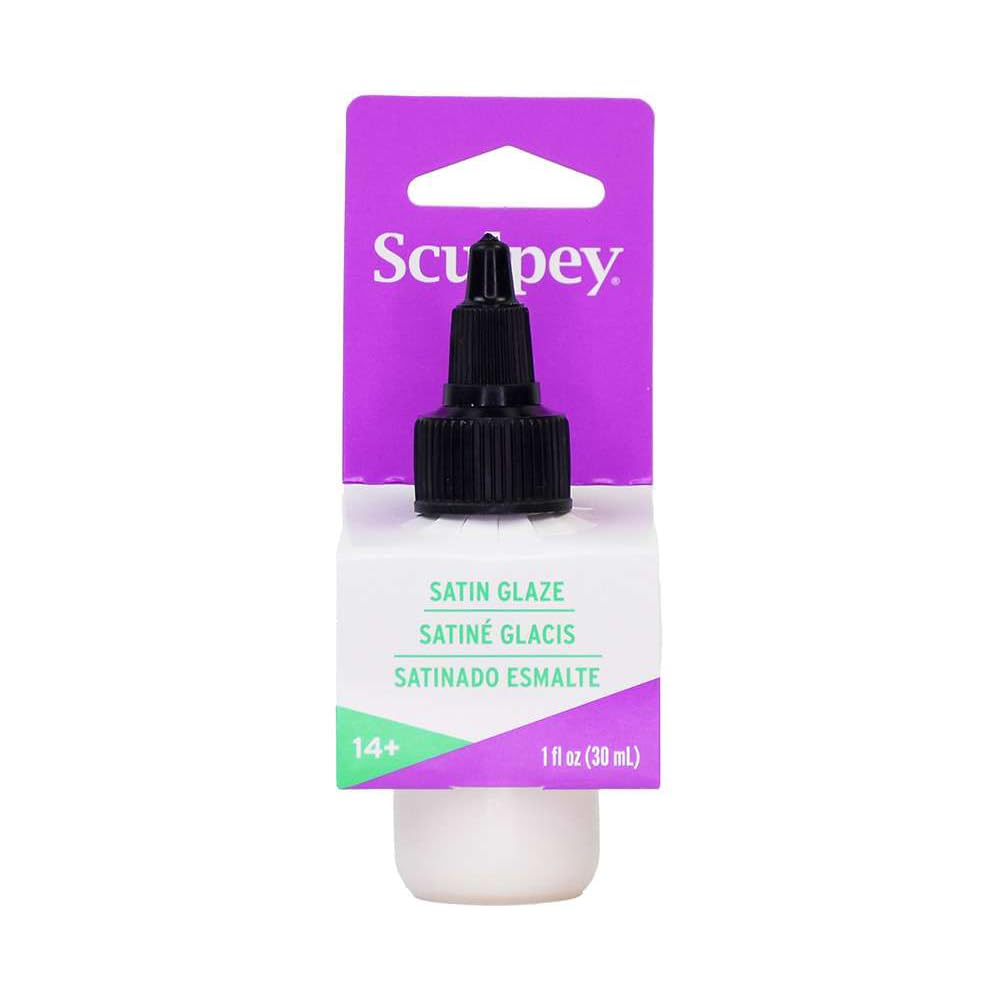 Sculpey Satin Glaze - Smooth Finish for Polymer Clay Creations | 30 mL 2