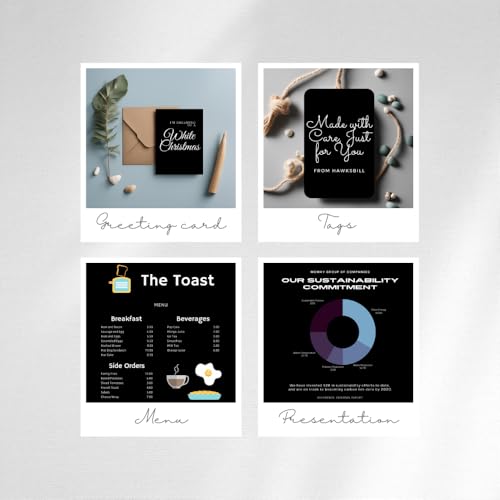 Hawksbill Black Card Stock A4 180 GSM | 100 Sheets | Smooth Finish for Crafts & DIY 3