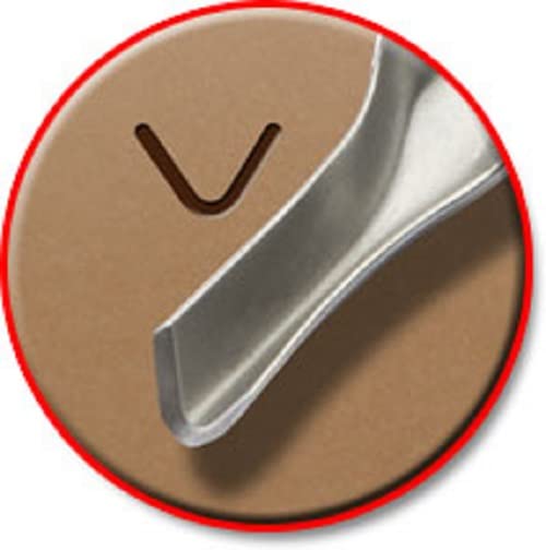 ESSDEE Lino Cutter Set - 5 Cutter Styles (1-5) with Handle | High Carbon Steel Blades 4