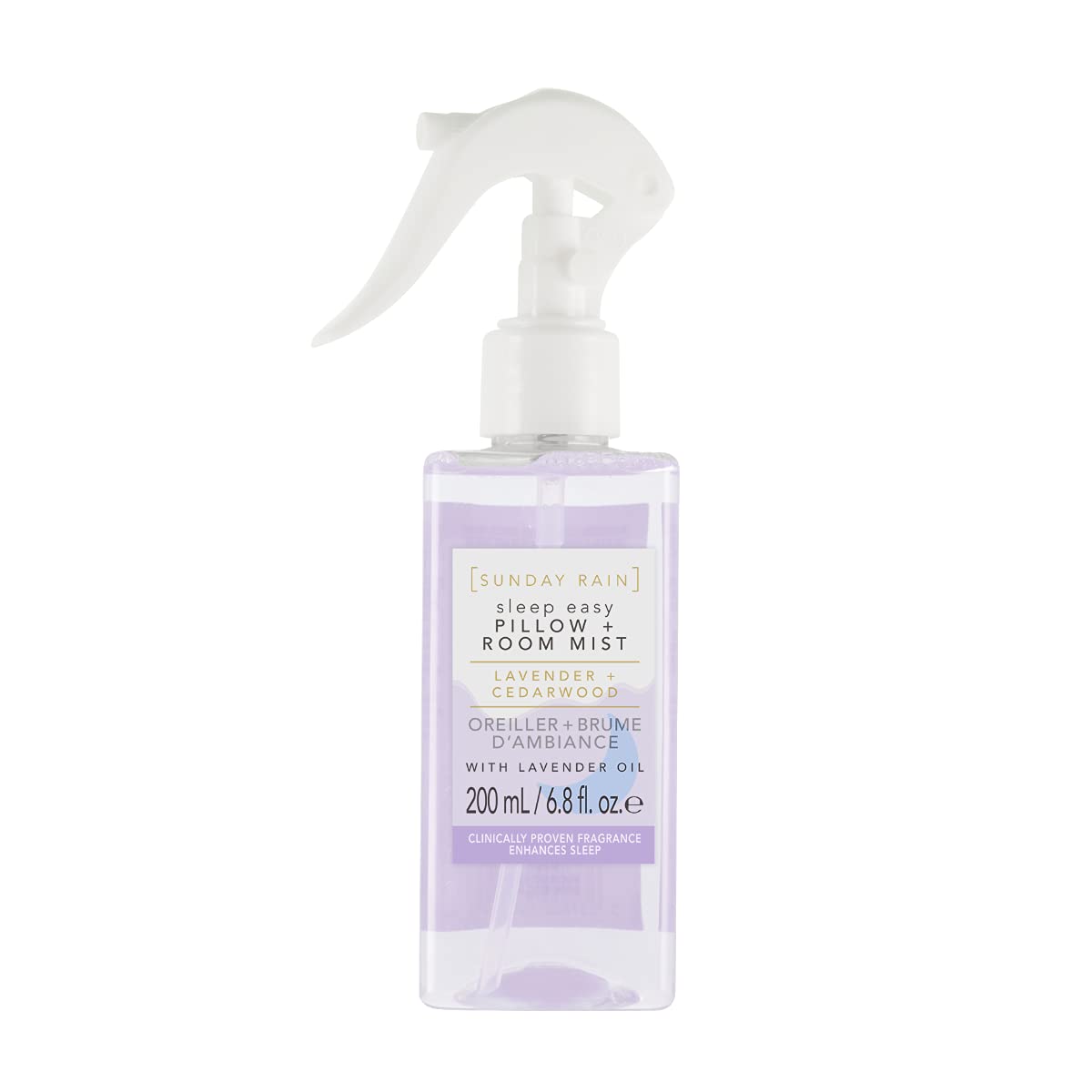 Sunday Rain Sleep Easy Pillow & Room Mist Spray - Lavender Scent, 200 ml | Clinically Proven 1