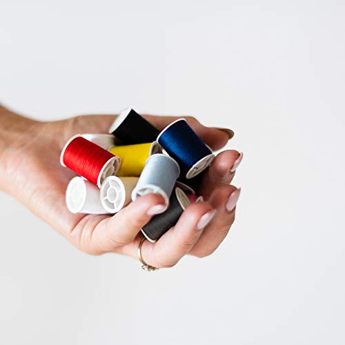 KORBOND CORE Mix Polyester Thread Selection - 12 Spools | 10 Colours | 384m Total | Hand & Machine Sewing 9