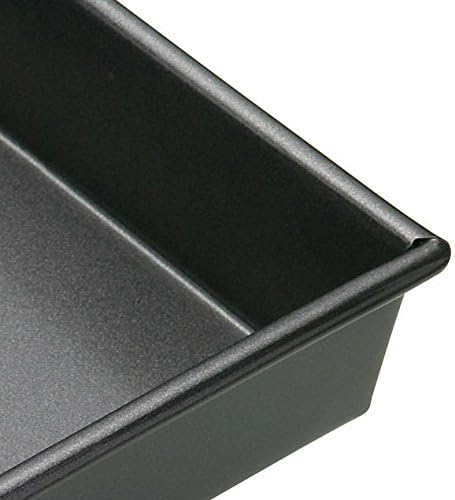 MasterClass Carbon Steel Deep Rectangular Cake Tin - 35 x 24 cm | PFOA Free Non-Stick | Grey 2
