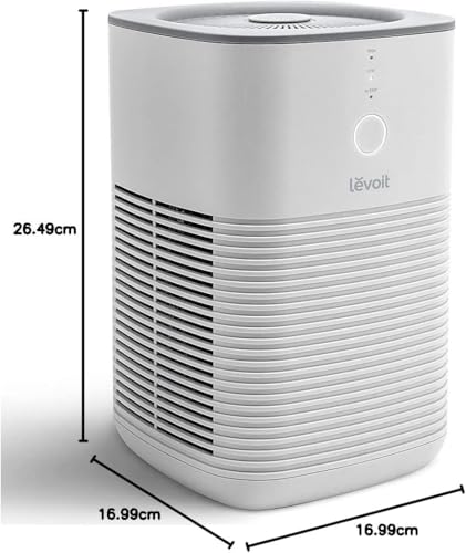 Levoit Air Purifier for Bedroom Home LV-H128 - Dual HEPA Filters, Aromatherapy Diffuser, Quiet Sleep Mode, Gray 10