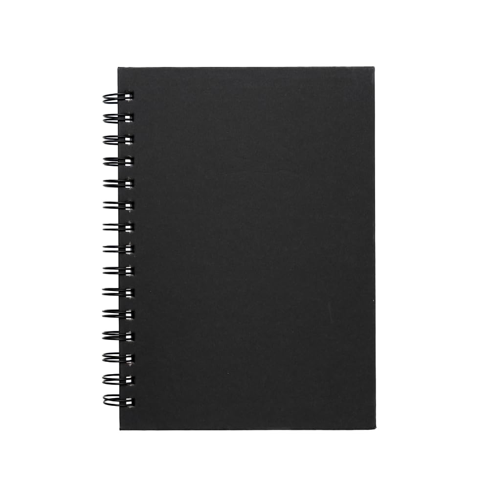 Hawksbill A5 Black Sketchbook - 40 Sheets/80 Pages | Hardcover | 150GSM Acid-Free Paper 1