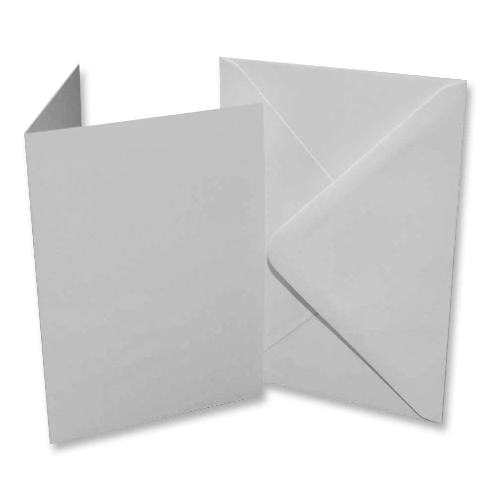 Craft UK C5 Card and Envelope Pack of 25 - White | 300gsm Card Stock 1