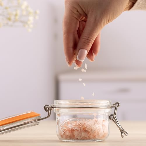 Kilner Round Clip Top Jar - 0.125 Litre Airtight Glass Storage for Preserving & Dry Goods 3