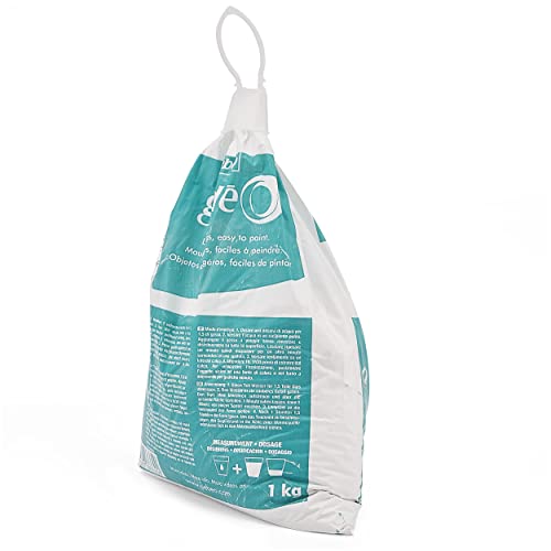 PEBEO Gedeo Light Plaster - Low Density for Hanging Decorations | 1 Kg White 4