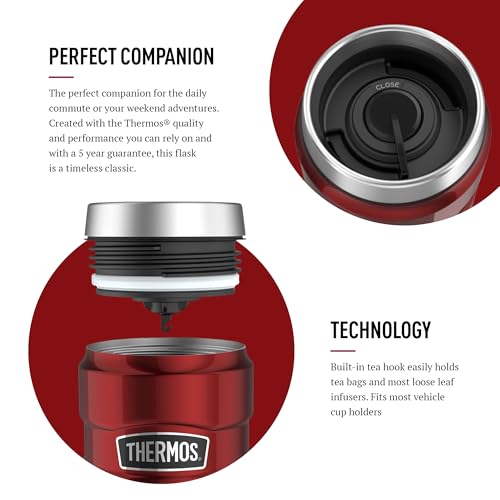 Thermos Stainless King Travel Tumbler - 470ml Vacuum Insulated Stainless Steel | Hot 7 Hrs/Cold 18 Hrs 3