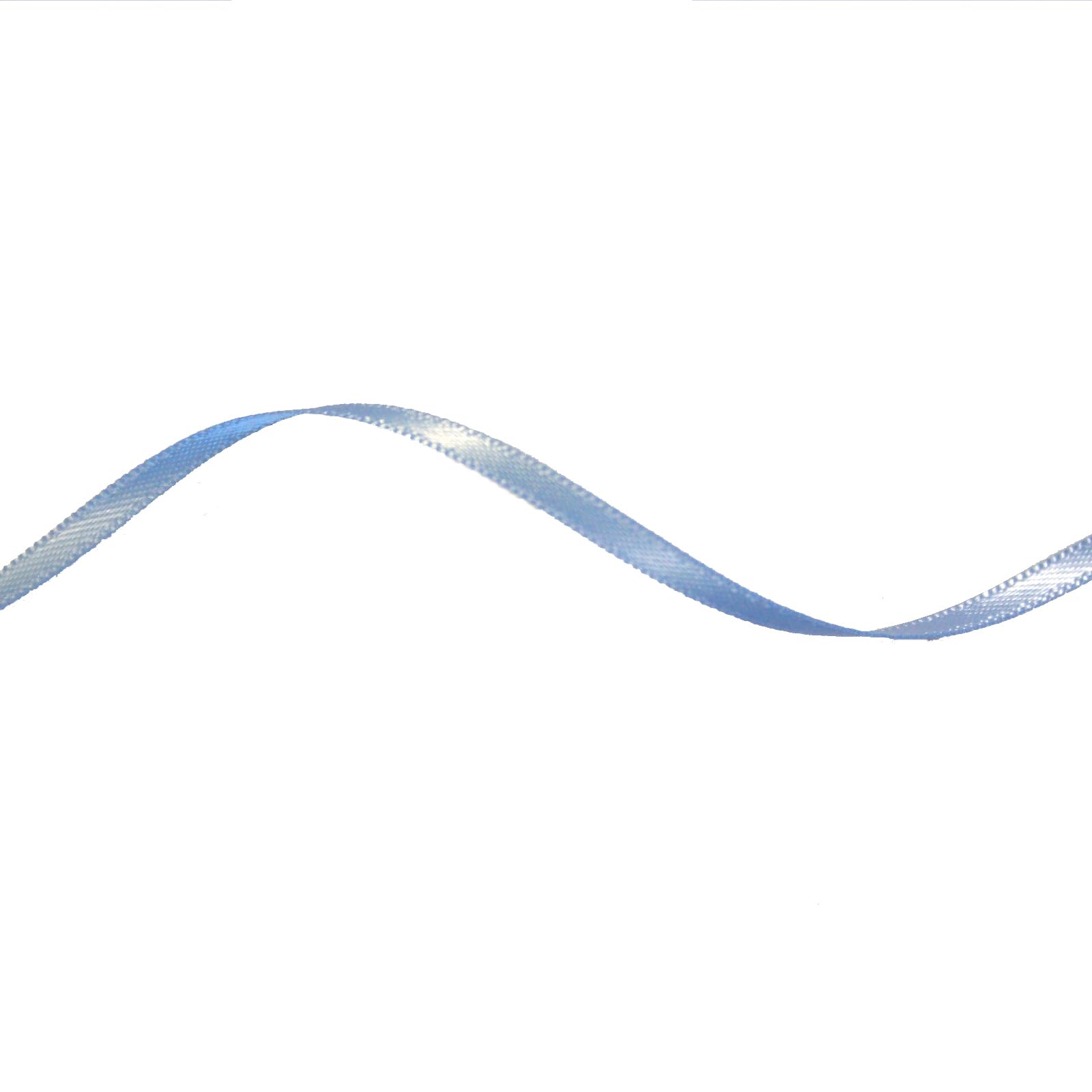 Vaessen Creative Satin Ribbon - Double-Sided Sheen | 3mm Wide, 10m Long | Light Blue 5