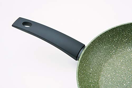 Prestige Eco Non-Stick Frying Pan Set of 2 - Induction Ready, Green Aluminium 8