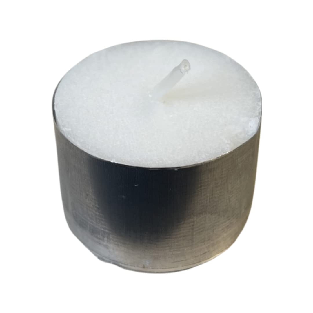 REQUISITE NEEDS Unscented Tea Light Candles - 8 Hour Burn Time, White Wax, Pack of 50 | Lead-Free Wick 5