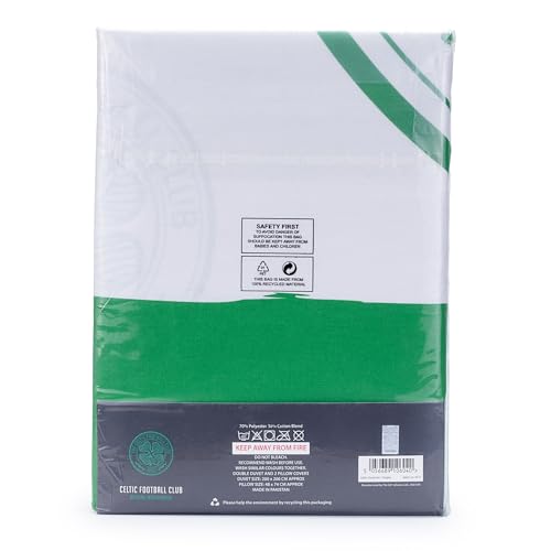 The Gift Scholars Celtic FC Double Duvet Cover Set - Reversible Polycotton | 200x200 cm 4
