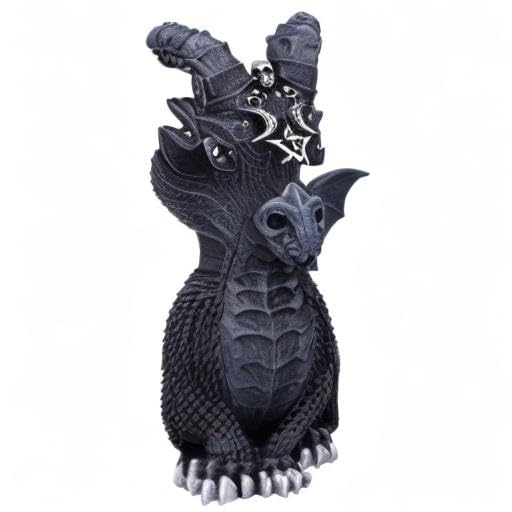 Nemesis Now Cult Cuties Lucifly Figurine - 10.7cm Horned Dragon with Silver Detailing | Resin 7