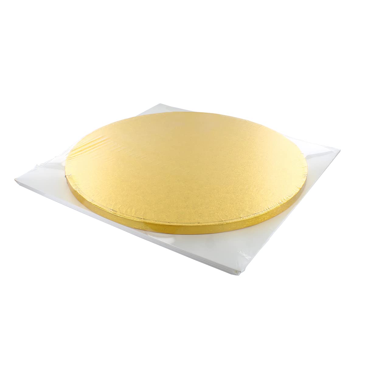 Culpitt 10' Gold Cake Board & White Square Box Combo for Heavy & Multi-Tier Cakes 5