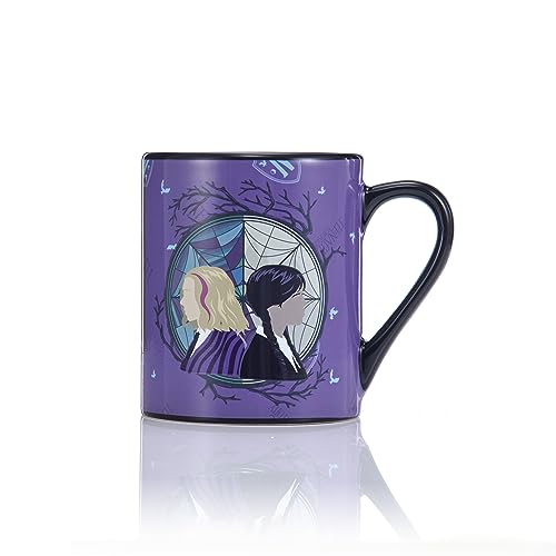 WOW! STUFF Wednesday Heat Changing Ceramic Coffee Mug | Purple | Heat Reveal Technology 2