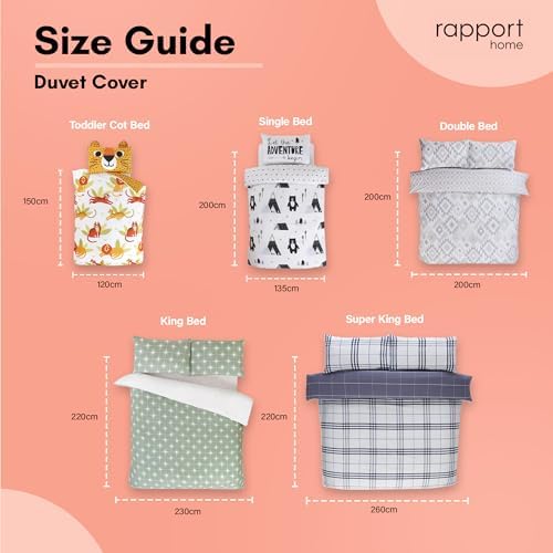 Rapport Home Argyle Tartan Check Double Duvet Cover Set - Reversible Blue 4