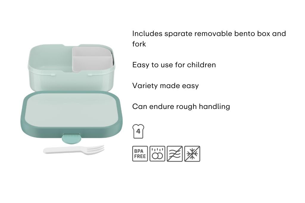 Mepal Campus Little Dutch Bento Box for Children, Forest Friends, Plastic, 750ml 3