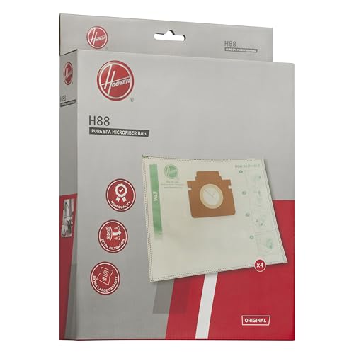 Hoover H88 Original Microfiber Pure EPA Cylinder Vacuum Bags | Anti-Odor | 4 Pack 3