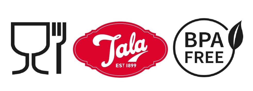 Tala Heavy Duty Foil Containers with Lids | 10 Pack | Rectangular | 20cm x 11cm x 5.5cm 5
