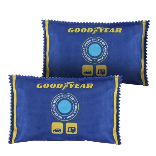 Goodyear 2pc 100g Reusable Dehumidifier Bags – Heavy-Duty Moisture Absorber for Vehicles 3