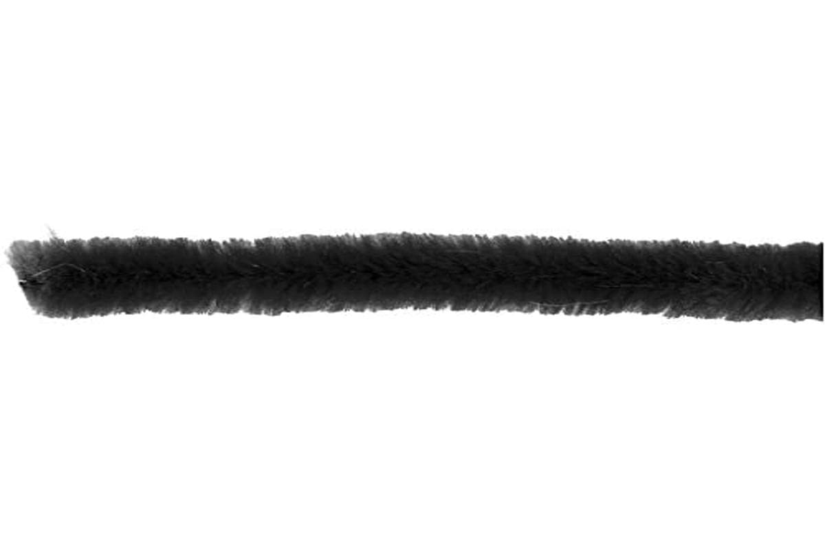 Creativ Pipe Cleaners - Black Craft Wire | 6mm Thickness x 30cm Length | 50 Pieces 1