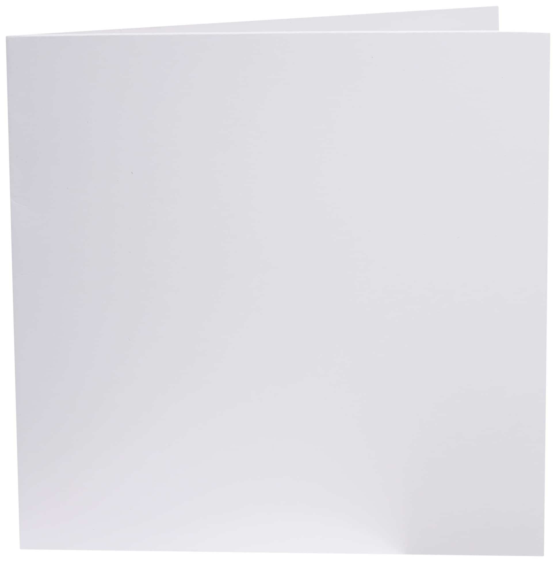 Papermania 8x8 inch Square Card Blanks and Envelopes - 300 GSM White Card Making Kit, Pack of 6 (PMA151401) 2