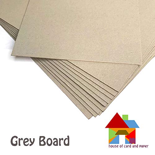 House of Card & Paper Grey Kraft Board - 945gsm, 1500micron, A4 Size, 20 Sheets 3